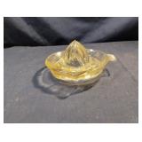 Clear glass juicer