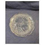 Vintage Pasari Crystal dinner plate in the