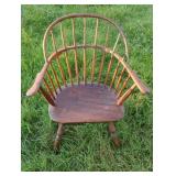 Wood chair. Need repair. 22 x 31 x 18