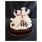 1994 Coca-Cola Polar Bear musical figurine from