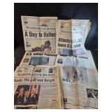 9/11 related newspapers, winston salem journal