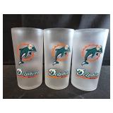 Miami dolphins plastic cups