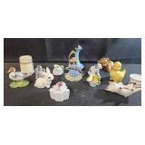 Assorted figurines and trinkets