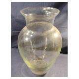Clear large vase 13" tall