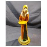 Vintage anthropomorphic dog butler figurine