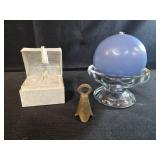 vintage hand-etched brass mini bell from India ,