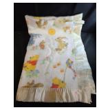 Vintage Winnie the pooh baby blanket