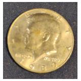 1980 JFK half dollar