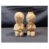 Vintage porcelain salt and pepper shakers