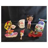 Assorted toys, toy story, Robin. Mcdonald toys,