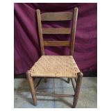Woven Bottom Chair 35"Tx17"Wx14"D