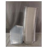 Plastic containers with lids 35 total