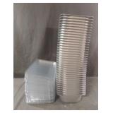 Plastic containers with lids 35 total