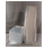 Plastic containers with lids 35 total