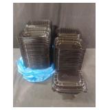 Small plastic to go boxes. 70 total