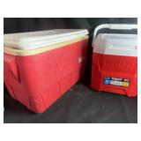 Igloo 12 quart cooler and 25 quart cooler