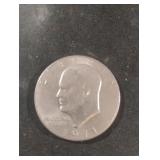 1971 Eisenhower dollar coin