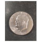 Bicentennial Eisenhower dollar coin