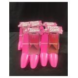Pink shoes. Phone stands. 5 total