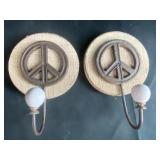 peace sign hangers