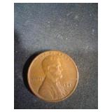1945 wheat penny.