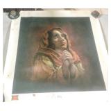 Reproduction titled "Annunciation" (or portraying