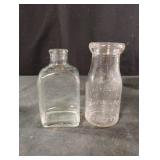 Vintage glass bottles