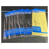 Plastic black and yellow table cloth