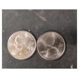 2009P and 2013P state quarters