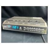 GE general electric AM/FM alarm clock works