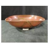 Pottery footed bowl
