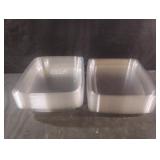 Plastic containers with lids. 20 total