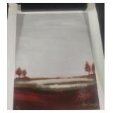 Michael Joseph landscape painting on canvas