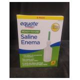 Equate Ready-To-Use Saline Enema. 6-4.6 fl oz