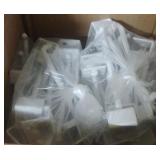 4" White Peg Hooks. 50 total