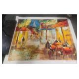Limited-edition serigraph print titled "Paris
