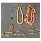 Beaded necklaces