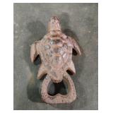 Metal turtle shaped bottle opener