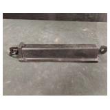 vintage tubular spring balance hanging scale