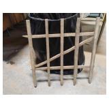 rustic wooden trellis 23 x 24