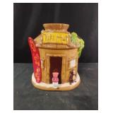 Tiki Hut Ceramic Beverage Dispenser