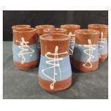 Handcrafted stoneware pieces created by Dave