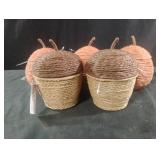 Decorative fall decor baskets