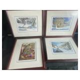 Christmas framed picture decor