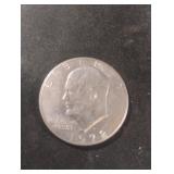 1972D Eisenhower dollar coin