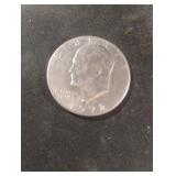 1972D Eisenhower dollar coin