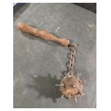 Vintage Wood battle mace