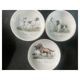 Dog print bowls