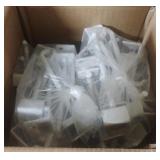 4" White Peg Hooks. 50 total