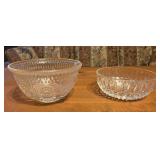 Vintage Arcoroc France 9" Clear Glass Bowl
